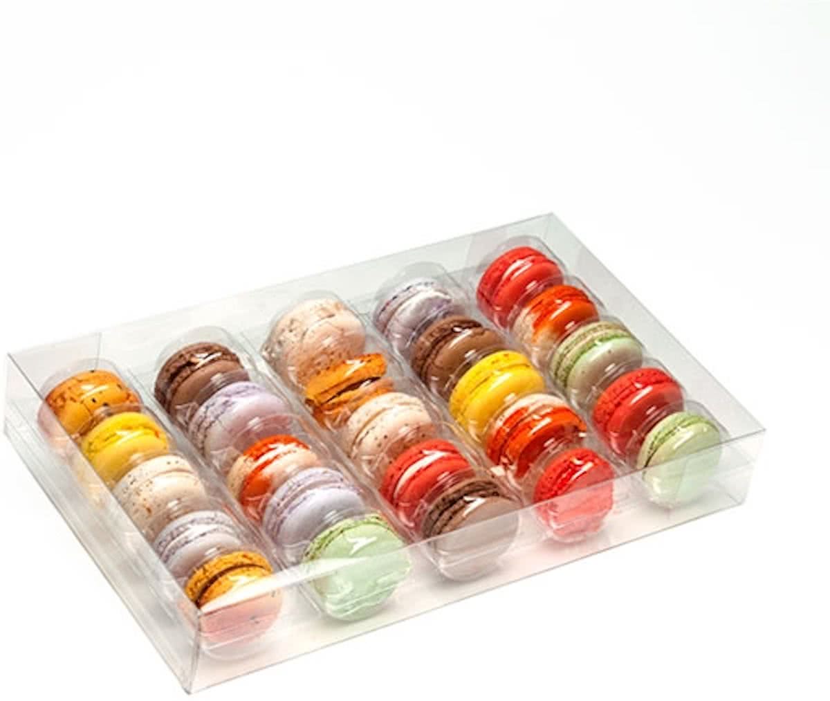 Franse Macaron Dozen set voor 25 32.2 x 5.1 x 19.1cm (25 Stuks) [MBS5]